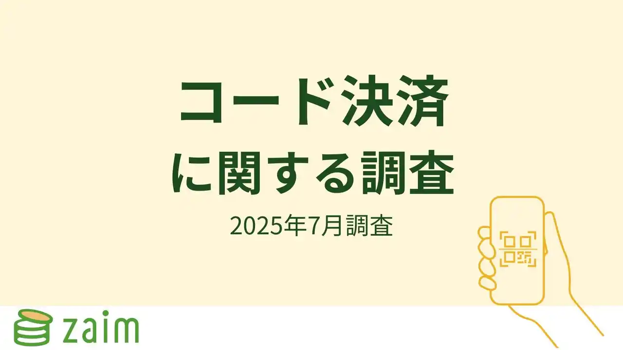 【Zaim調査】キャッシュレス決済で最も使われているのは「コード決済」！ポイント還元で広がる"お得感"、半数以上が利用頻度増