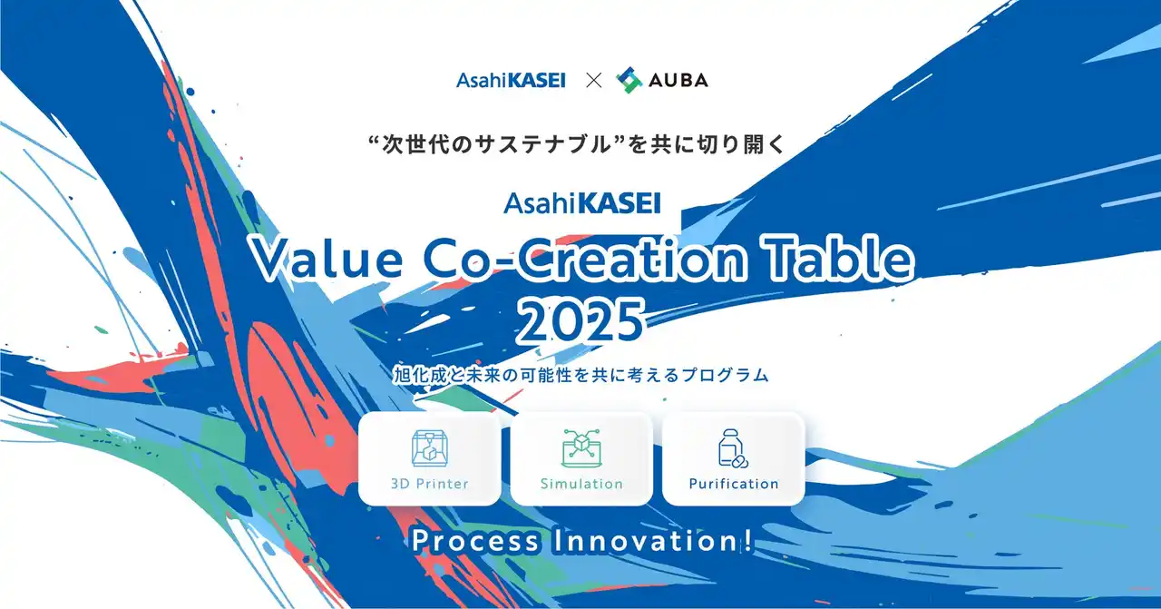 【 旭化成 × AUBA 】旭化成と未来の可能性を共に考えるプログラム『Asahi Kasei Value Co-Creation Table 2025』開始