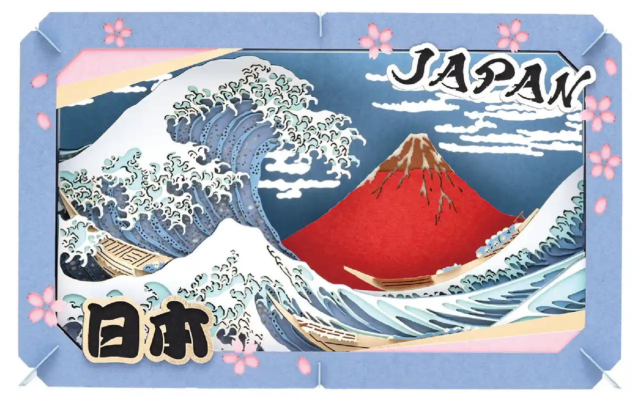 【株式会社エンスカイ】 北斎のダイナミズム、京都の優美　細部まで楽しむ和の立体アート「ペーパーシアター　『北斎』『京都』」予約開始