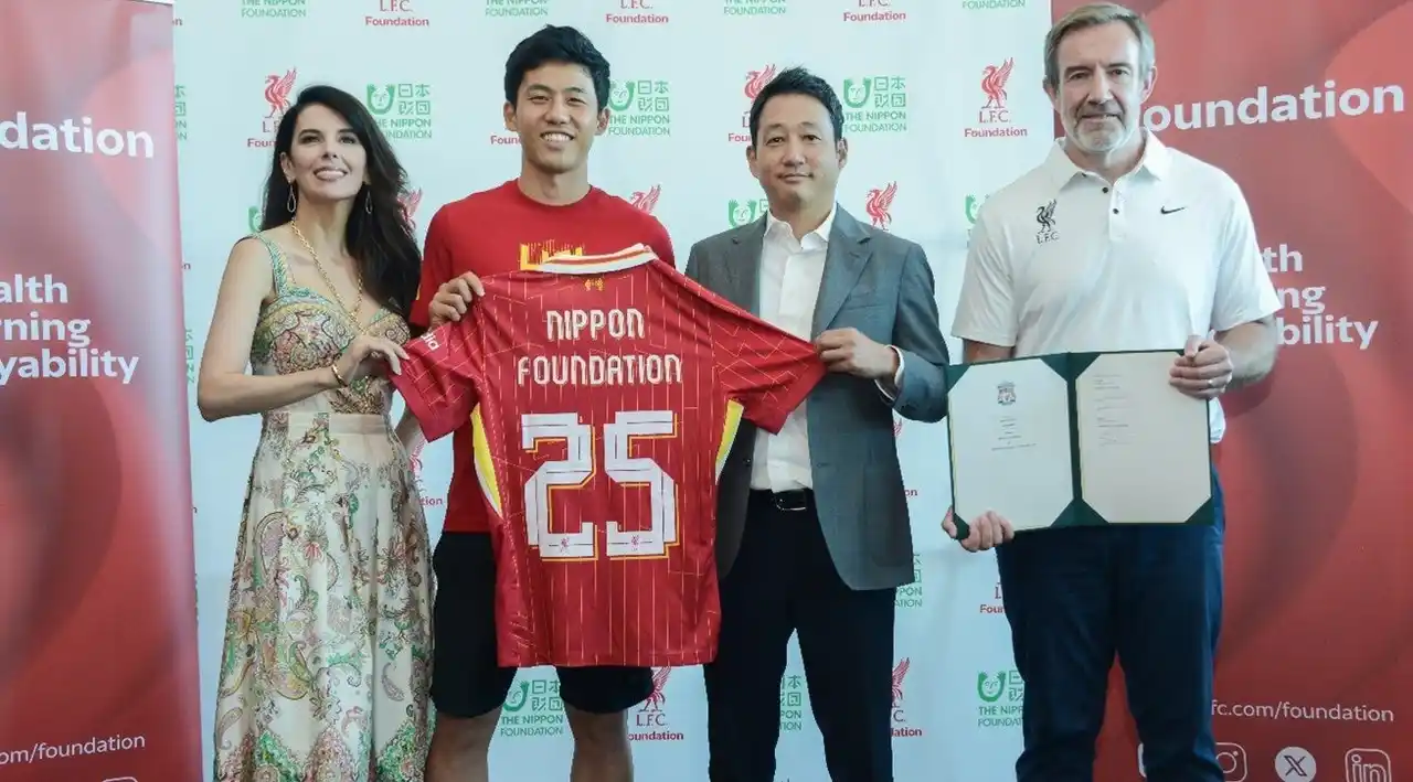 【公益財団法人 日本財団】 英リバプールFC（LFC）、20年ぶりの来日が実現　対 横浜F・マリノス慈善試合 前日　日本財団 × LFC財団 パートナーシップ締結を発表