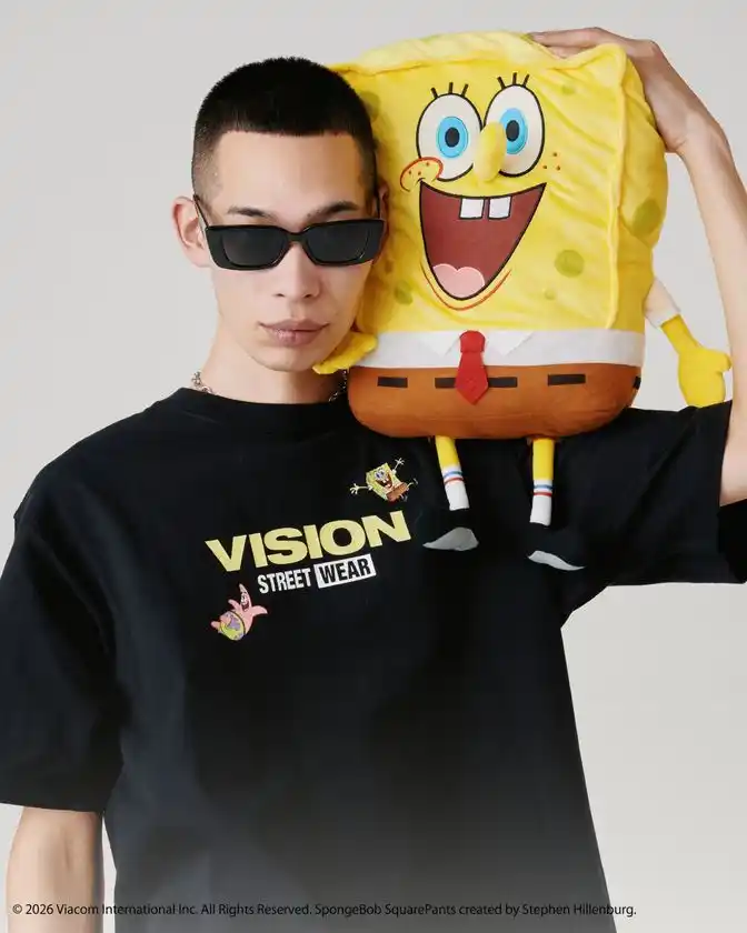 【スポンジ・ボブコラボ】Multi Tee / マルチグラフィックTシャツ
