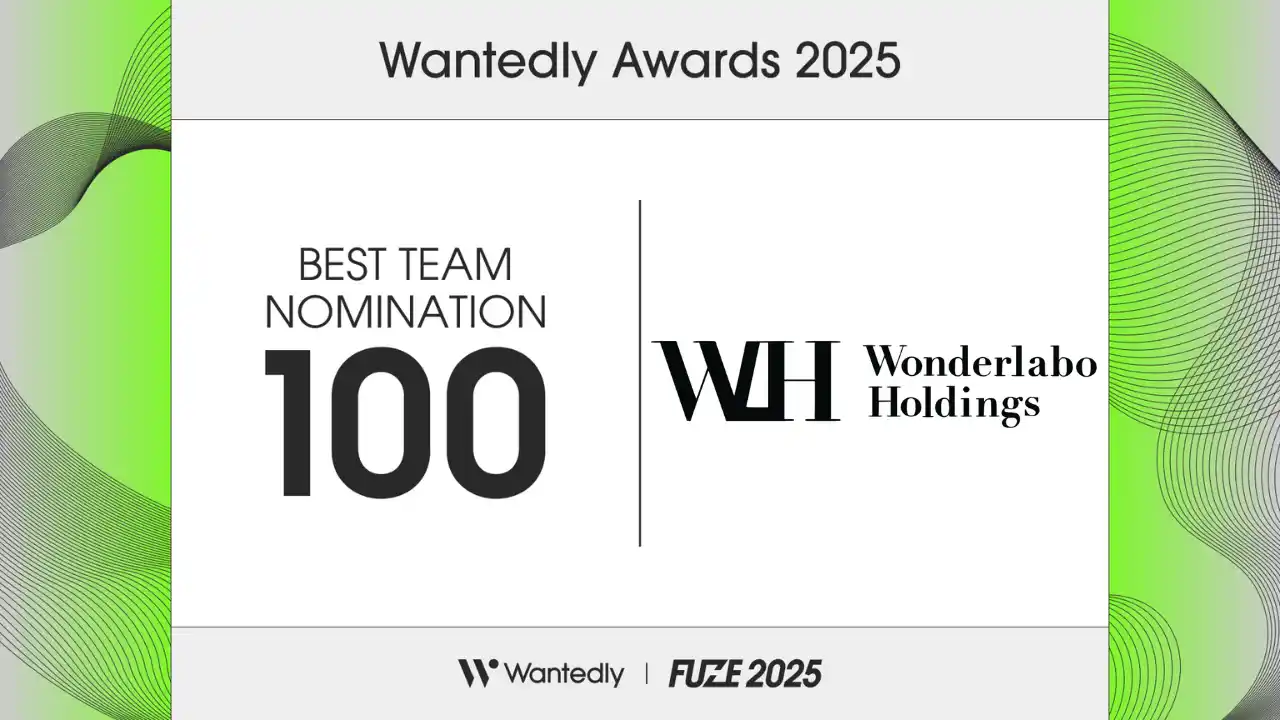 Wonderlabo Holdings、「Wantedly Awards 2025」BEST TEAM NOMINATION 100に選出