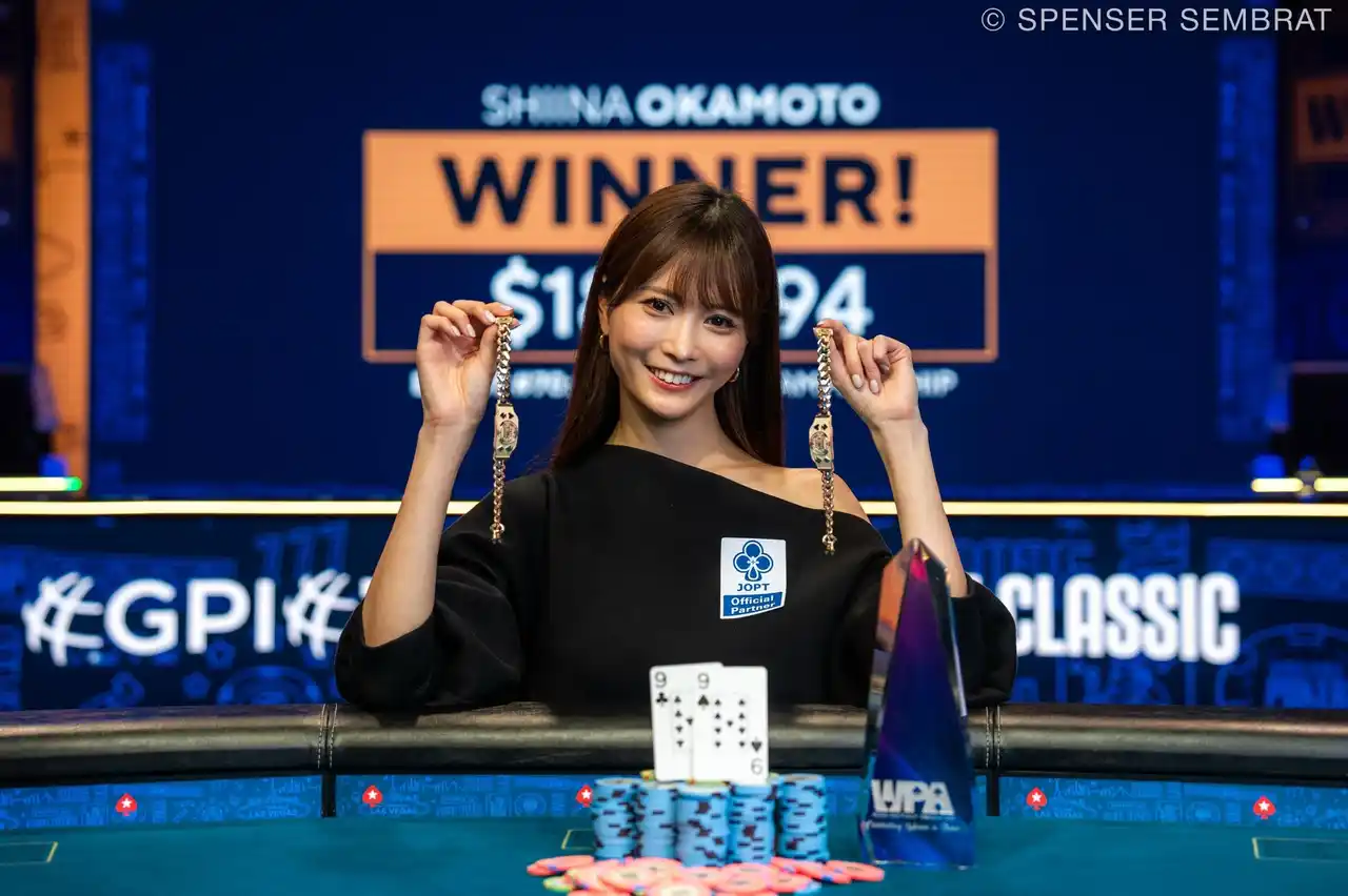 【ジャパンオープンポーカーツアー株式会社】 【世界大会2連覇】岡本詩菜さん祝勝セレモニー&特別トーナメントをJOPTで開催!