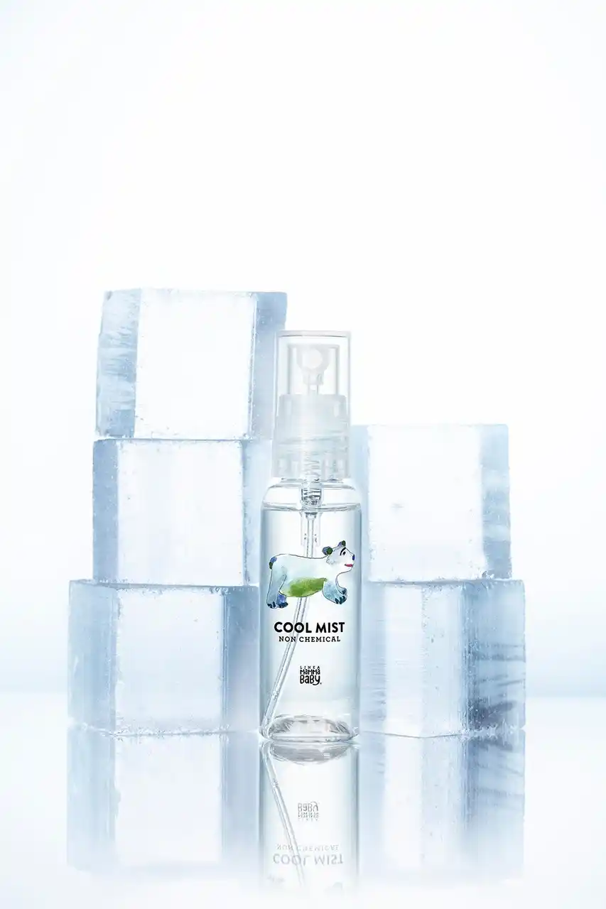 【株式会社pP】 ママベビーから夏のクールケアに新提案。日本初*アルコールフリーで冷感「−5℃」** 赤ちゃんと敏感肌のための自然由来100％の「クールミスト」発売