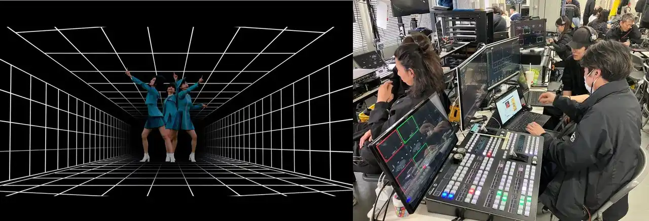 パナソニックの「KAIROS」が、世界初「IOWN×Perfume」3D空間ライブパフォーマンスにおいて、高解像度4Kリアルタイム3D映像伝送を実現