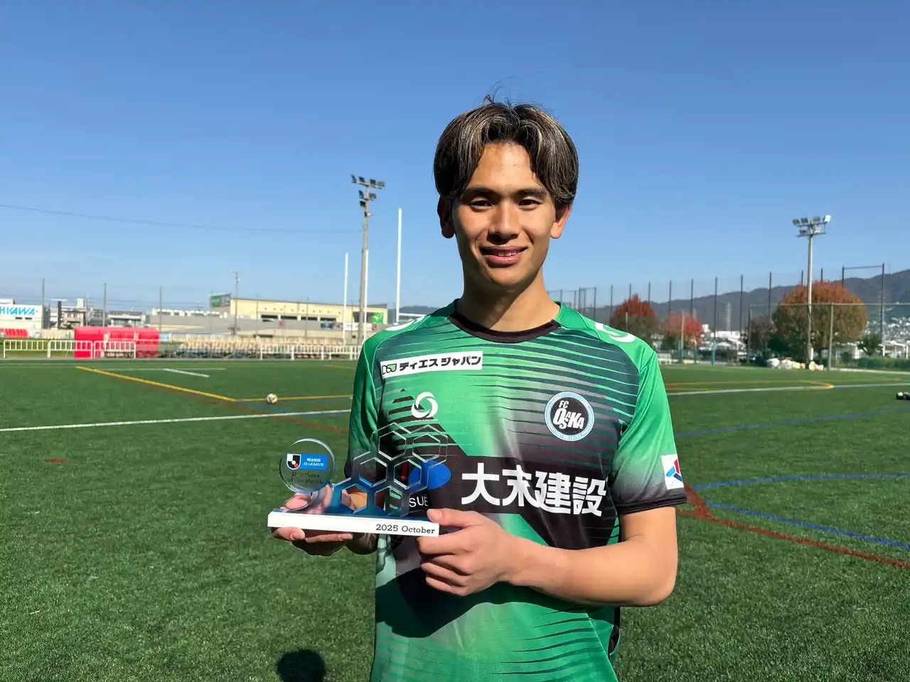 【FC大阪】 山本透衣選手 「明治安田Ｊ3リーグ 10月度 月間ベストセーブ賞」 受賞のお知らせ