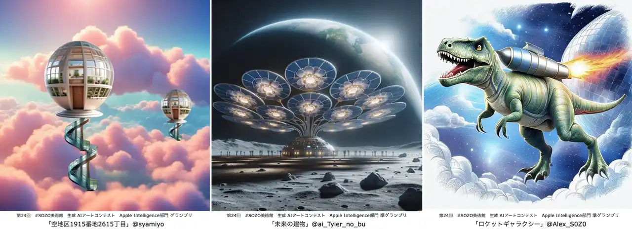 【株式会社 大阪メトロ アドエラ】 LINE AI「AIキャンバス」とApple Intelligence「Image Playground」を活用したAIアートコンテスト結果発表