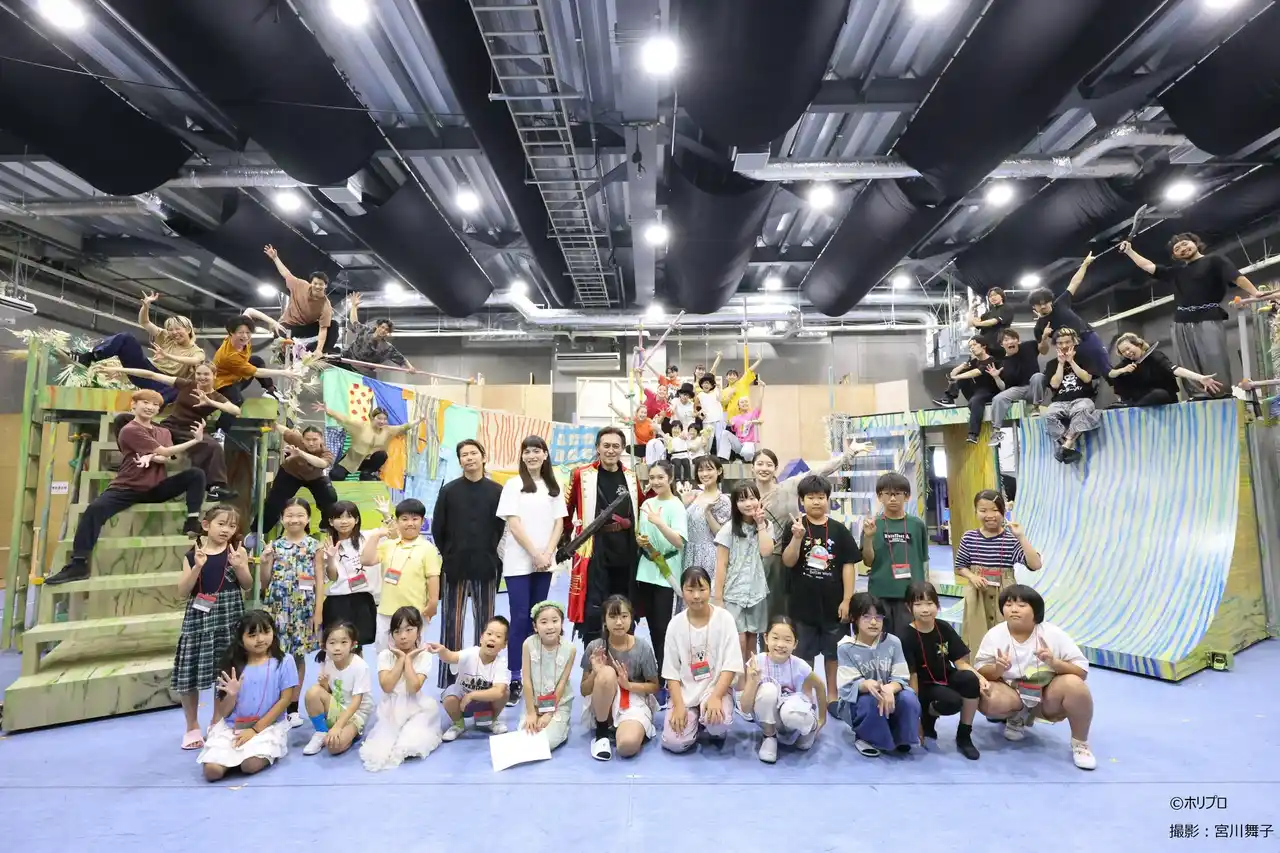 キッザニア東京 “こども記者”、ミュージカル『ピーター・パン』の稽古場へ。昨年好評だった取材体験が今年も実現。