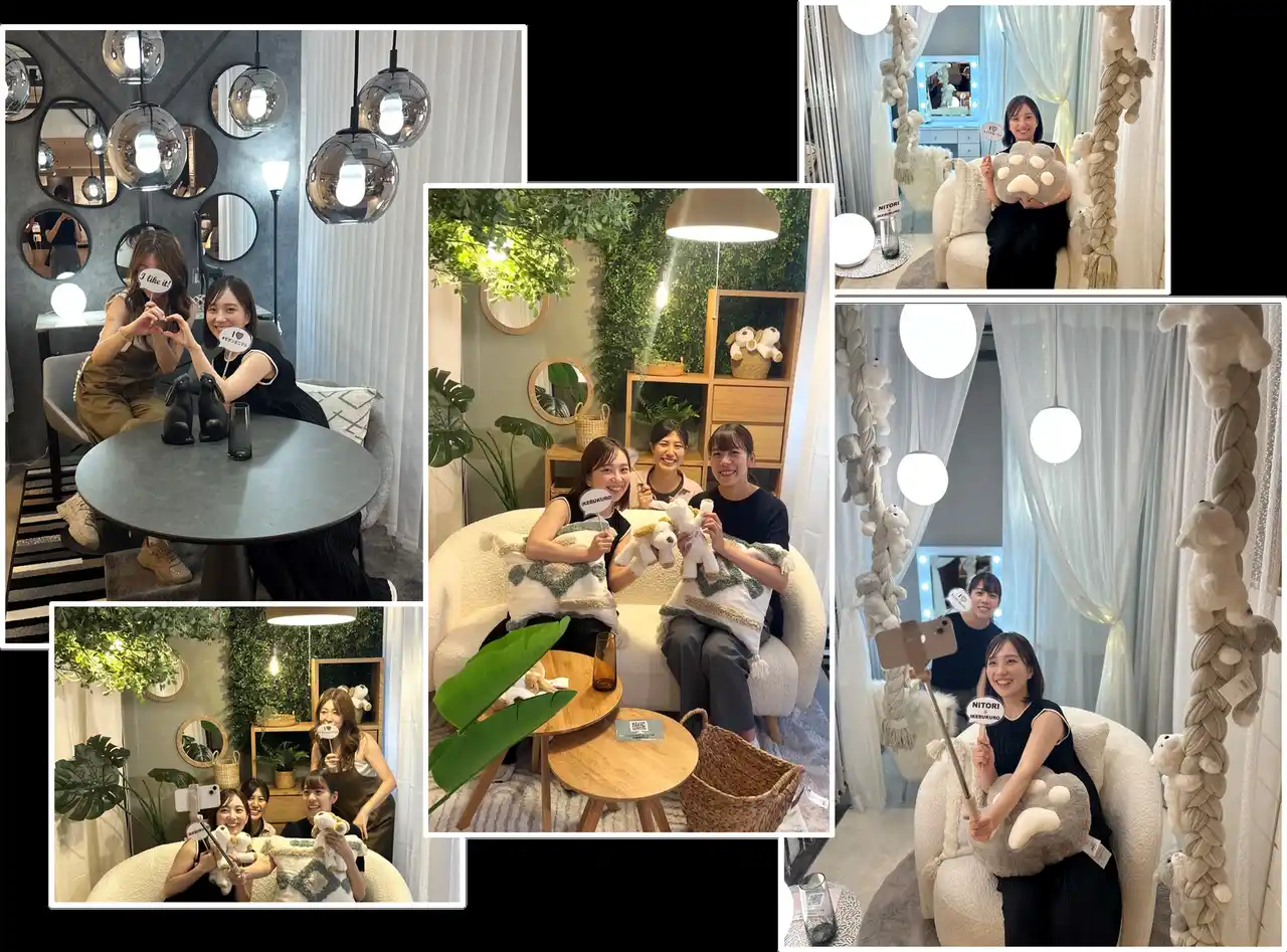 【株式会社ニトリホールディングス】 選んで、撮って、楽しもう！ニトリ初のフォトスポット型コーディネートルームが池袋サンシャイン60通り店に誕生