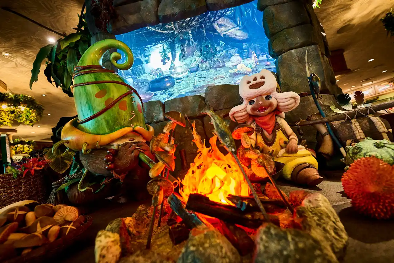 【合同会社ユー・エス・ジェイ】 『ユニバーサル・クールジャパン ２０２５』アニバーサリー・イヤーのフィナーレを飾る、新作レストラン『モンスターハンターワイルズ ～モリバーの宴～』 初公開