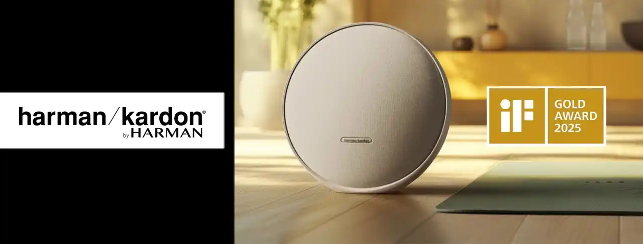 【ハーマンインターナショナル株式会社】 Harman Kardon「Onyx Studio 9」が世界三大デザイン賞「iF デザインアワード2025」にて最優秀賞「iF ゴールドアワード」を受賞