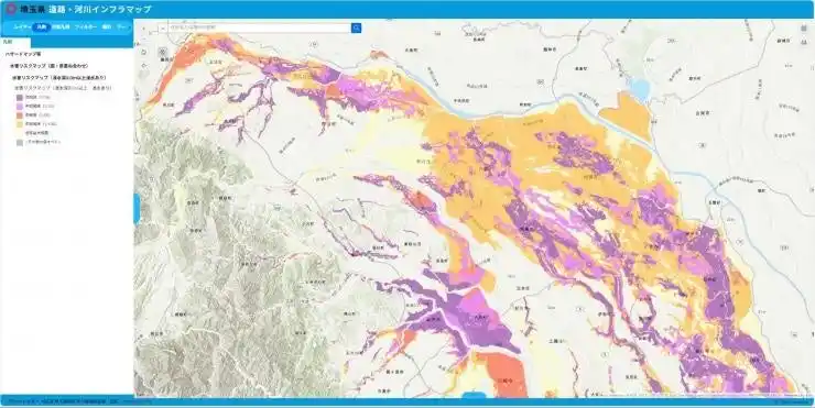 【埼玉県】埼玉県GISの「道路・河川インフラマップ」と「道路・河川の3Dマップ」に新たなデータを追加しました