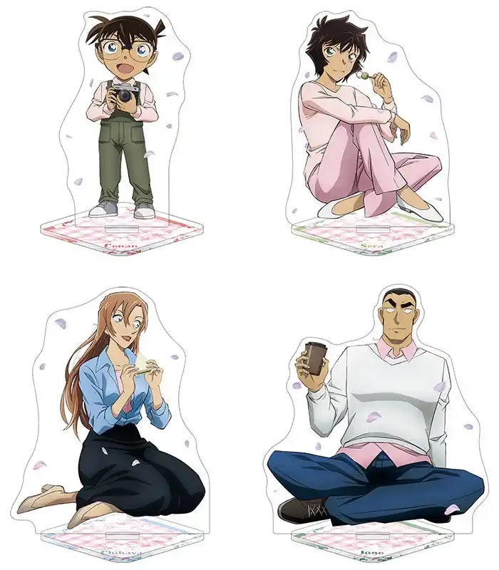 【株式会社アニメイト】 『名探偵コナン』より、「お花見」をするコナン・世良・千速・重悟の描きおろしイラストを使用した新商品が4月10日発売！　アニメイトでは、特典「ダイカットカード」がもらえるフェアを同日より開催!!