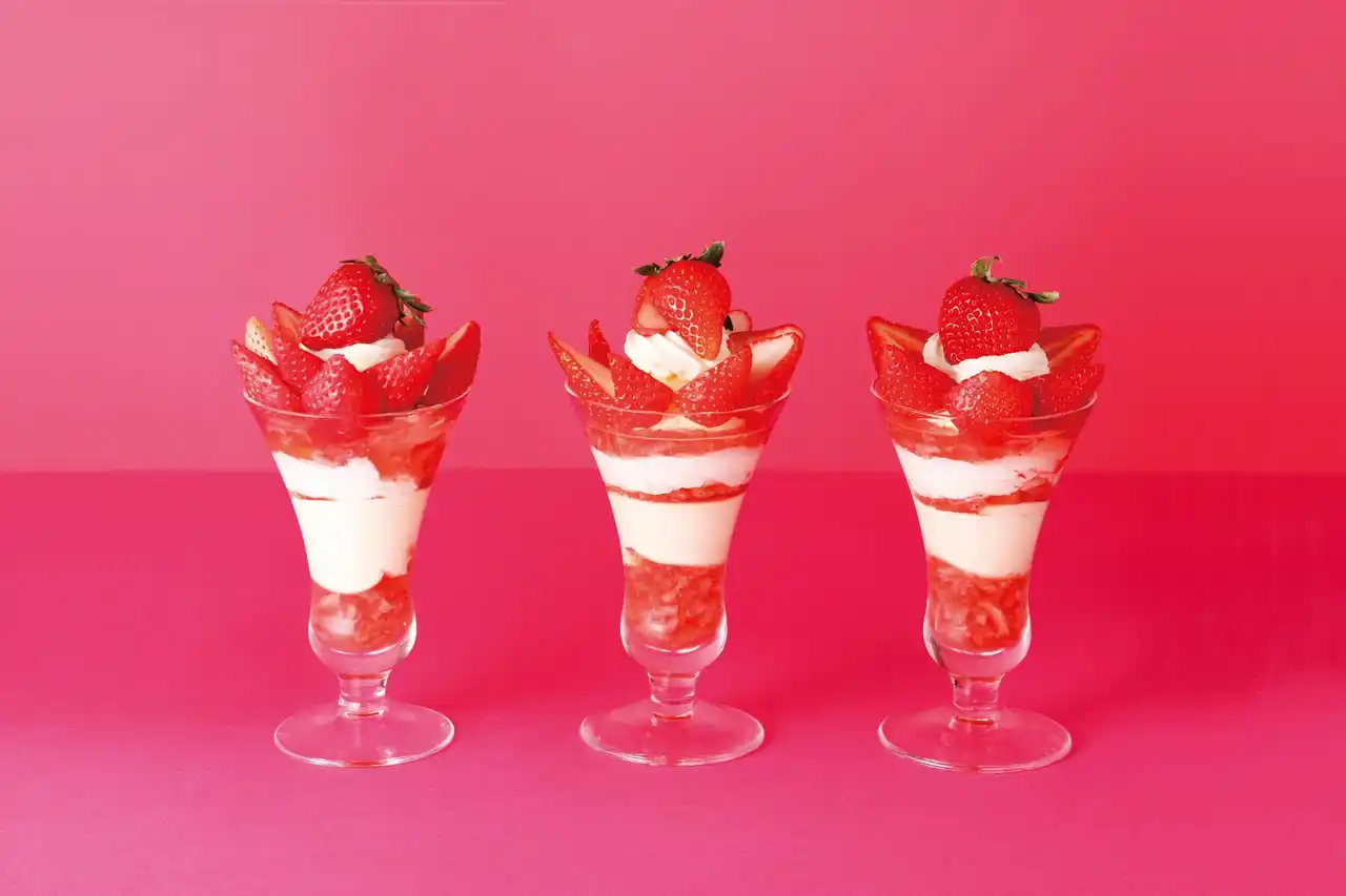 【株式会社　資生堂パーラー】 資生堂パーラー サロン・ド・カフェ ラゾーナ川崎店、新春を彩る「スペシャルストロベリーフェア」第1弾を開催！