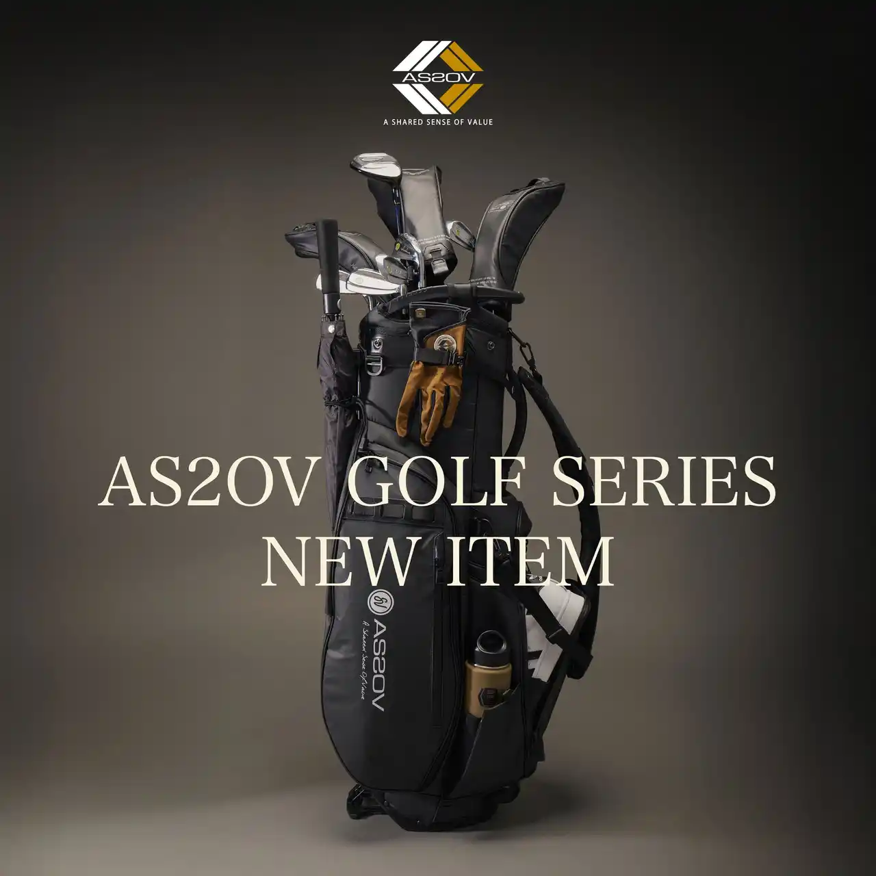 【UNBY株式会社】 AS2OVが手がけるゴルフシリーズ「AS2OV GOLF」から、防水ファブリックを使った新作ゴルフバッグが発売。7/10(木)より予約開始！