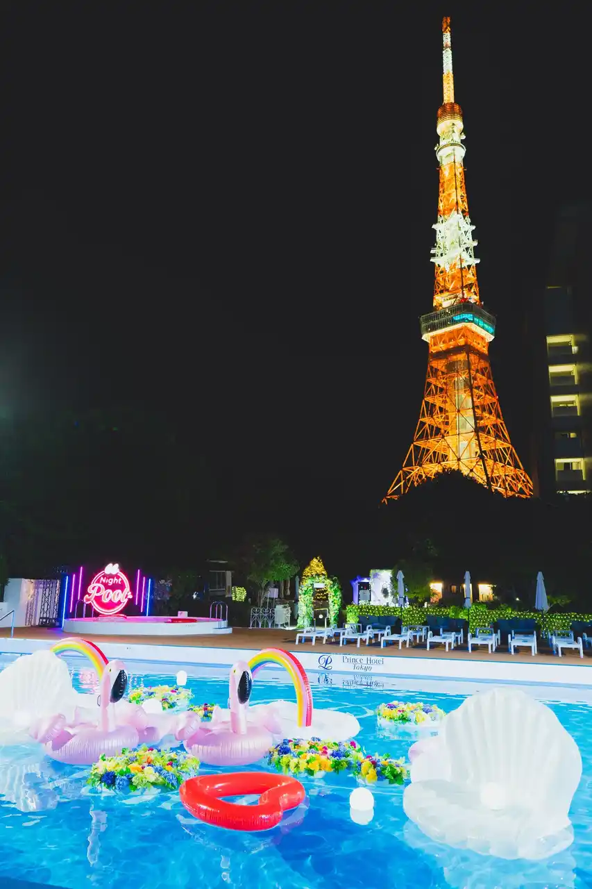 CanCamナイトプール2025、本日オープン!! テーマは「Night Flower Garden」～熱帯夜に極上の癒やしをお届けします(ハート)