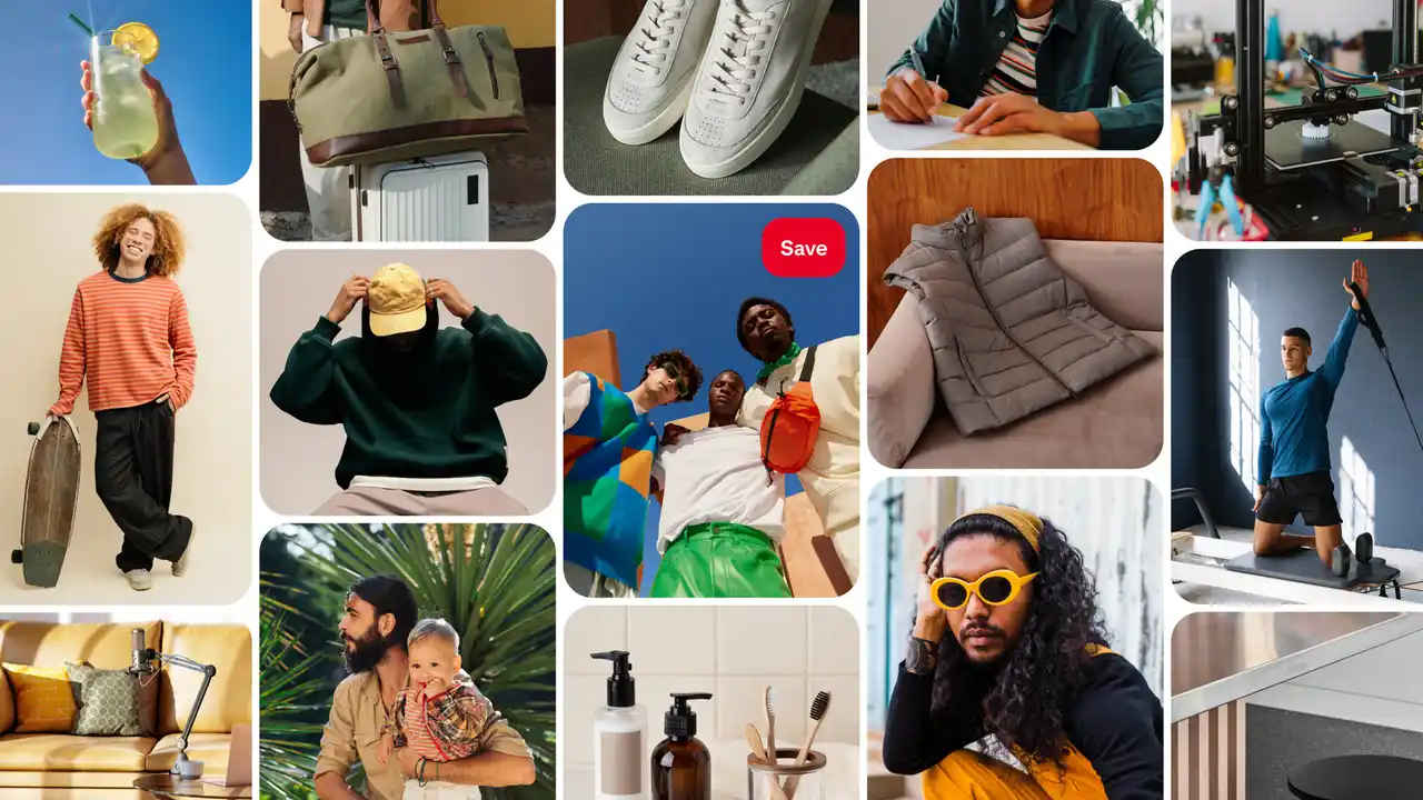 Pinterest 男性トレンドレポート：男性がスタイル、本質、セルフケアを通じて男性らしさを再定義する方法