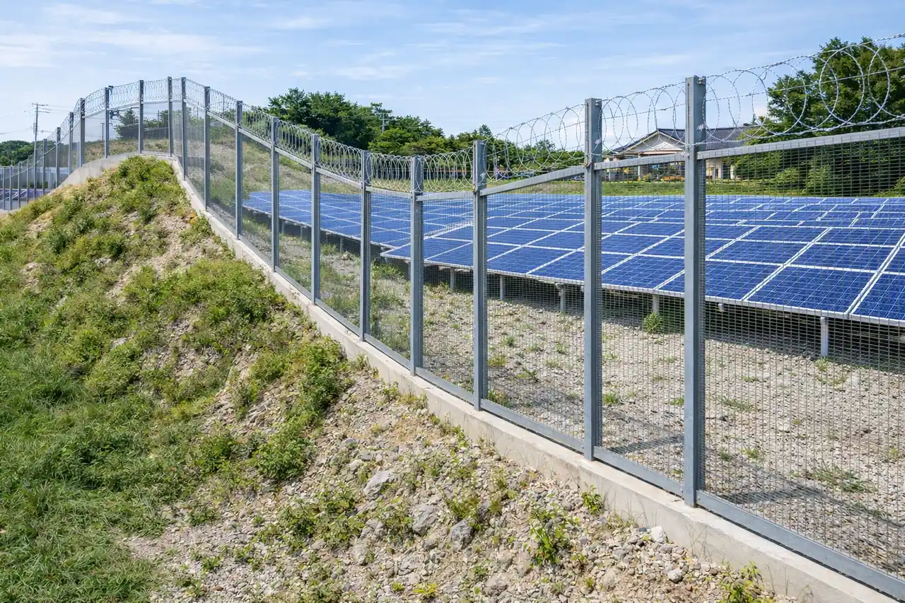 【GBP株式会社】 GBP、太陽光発電所用防護フェンスの提供を開始～高さ・幅オーダーメイド可能で多様な敷地条件に対応～