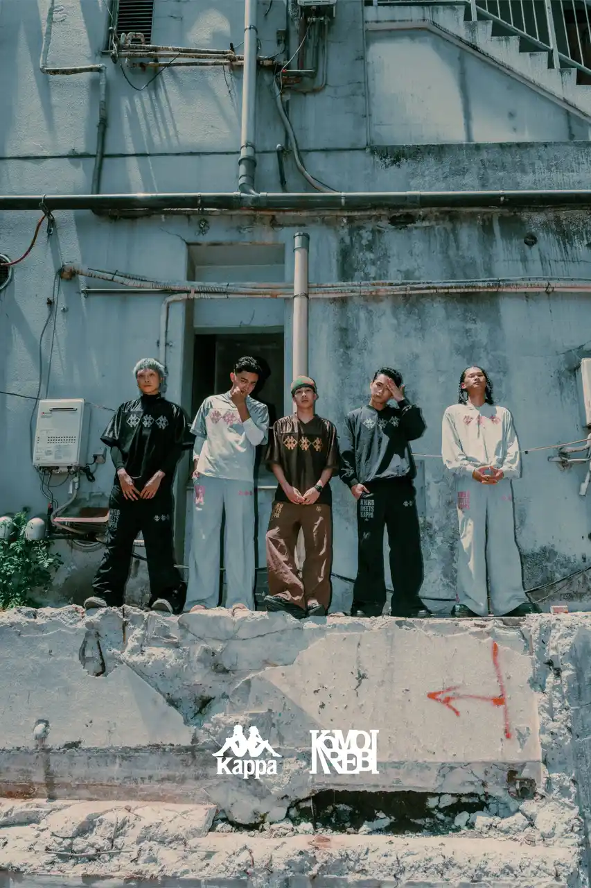Z世代に絶大な人気を誇るオルタナティブ・ヒップホップユニット「KOMOREBI」とイタリアのスポーツブランド「KAPPA」がコラボレーション！