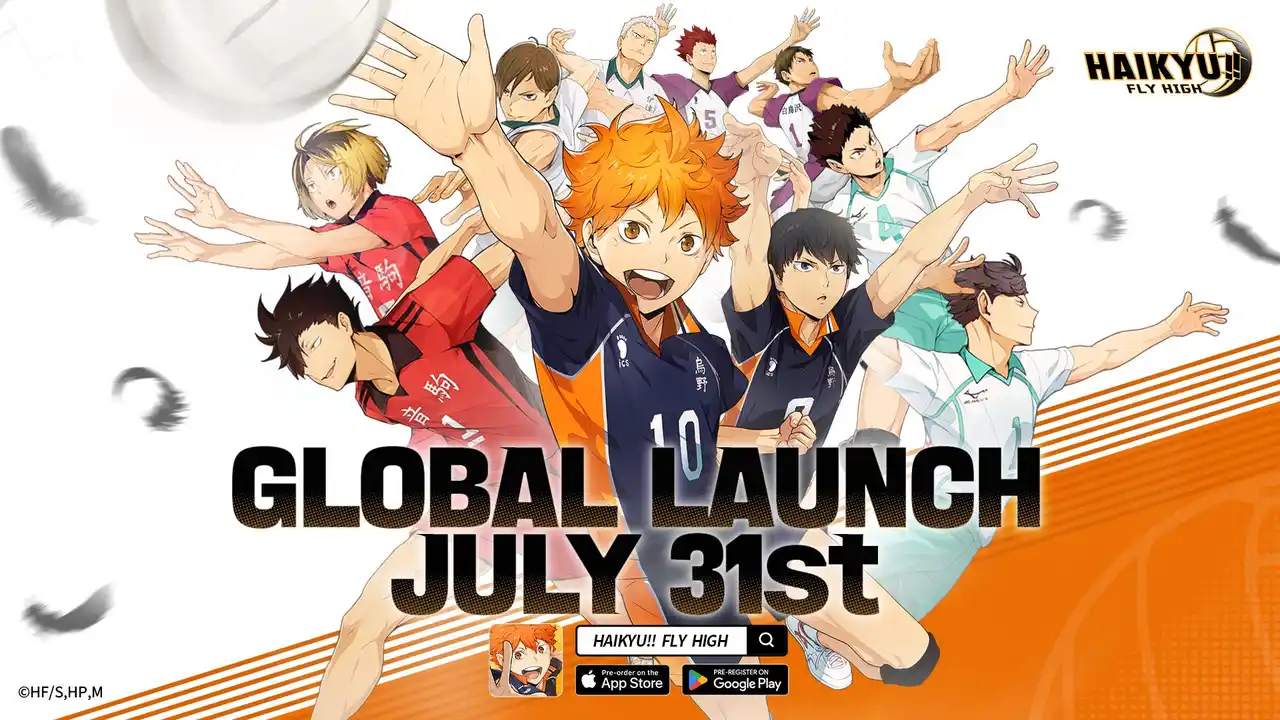 【KLab株式会社】 アニメ『ハイキュー!!』のスマホゲーム『ハイキュー!!FLY HIGH』のグローバル版『HAIKYU!! FLY HIGH』の配信日が7月31日に決定
