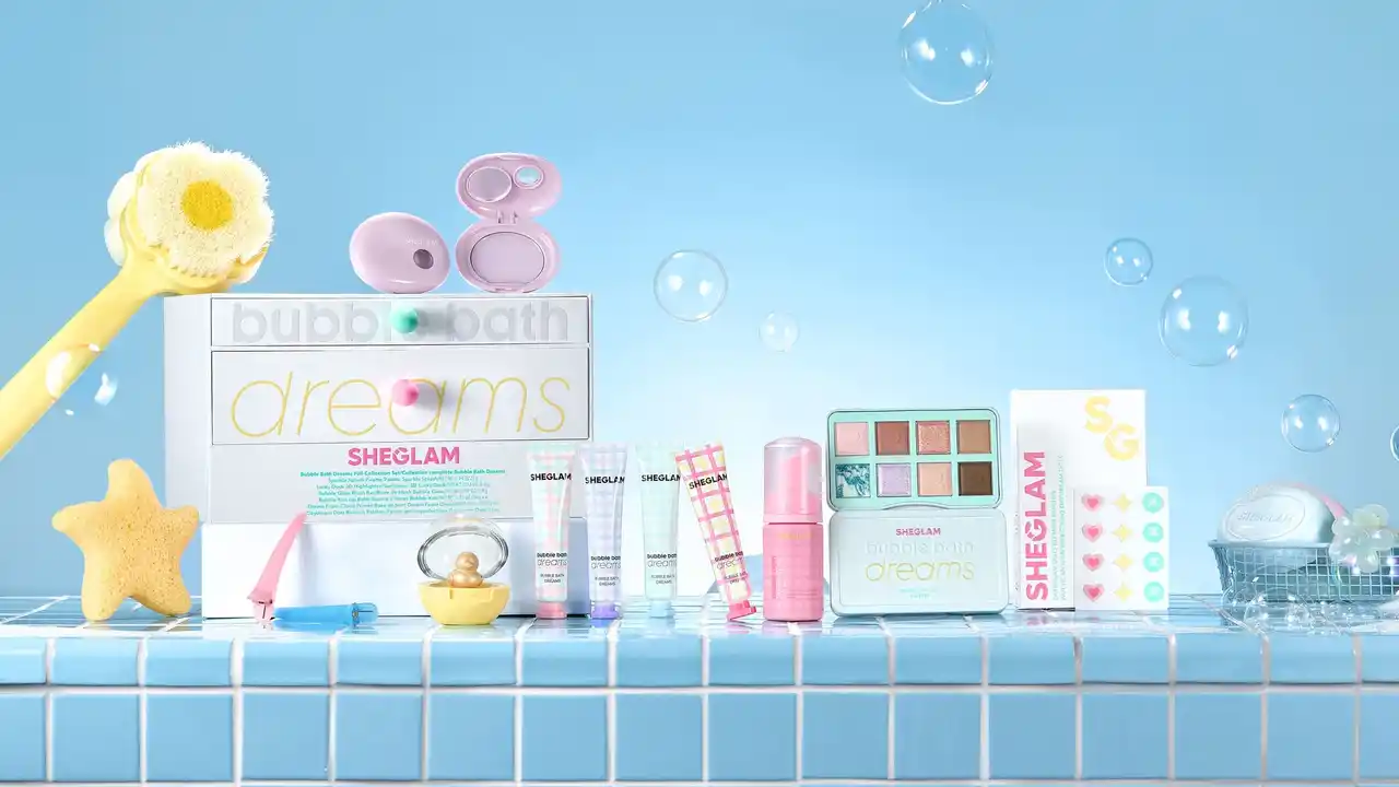 【SHEIN JAPAN 株式会社】 SHEGLAMから『Bubble Bath Dreams Collection』が新登場！泡×ときめきが詰まった全6アイテムを7月上旬より発売中！