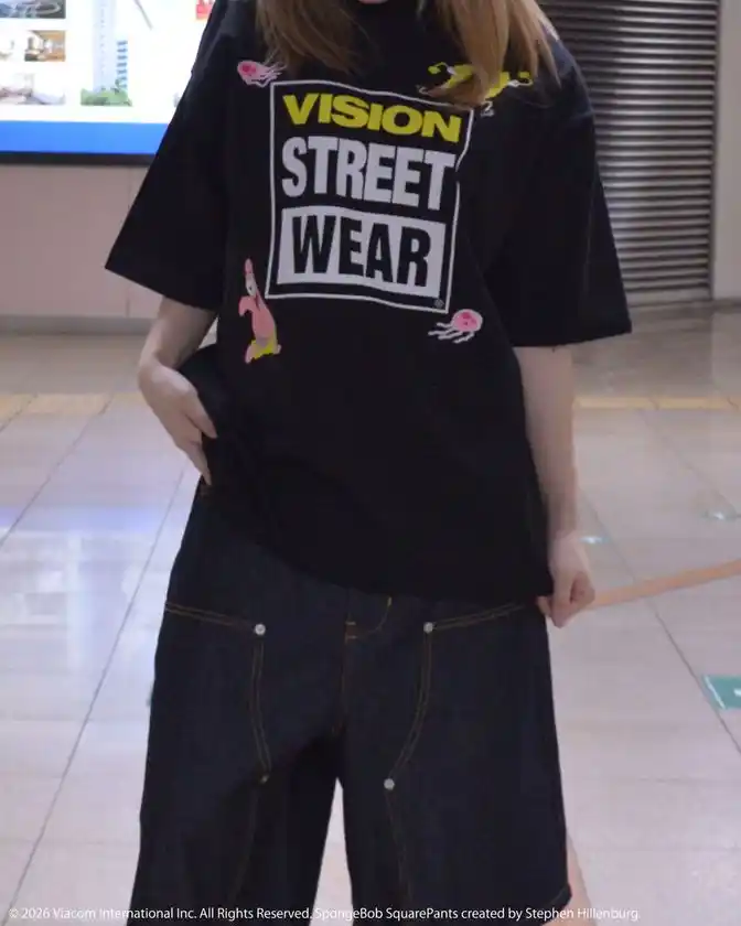 【スポンジ・ボブコラボ】VSW LogoT / VSWロゴグラフィックTシャツ
