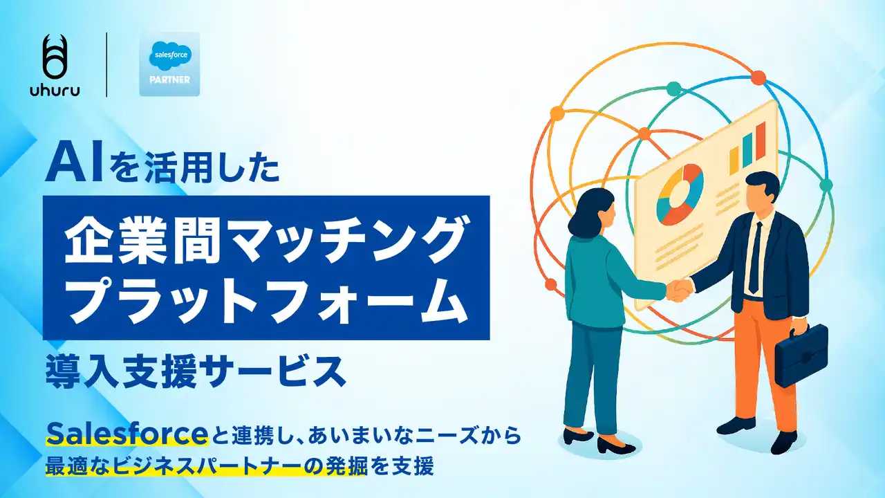 【株式会社ウフル】AIを活用した企業間マッチングプラットフォーム導入支援サービス提供開始