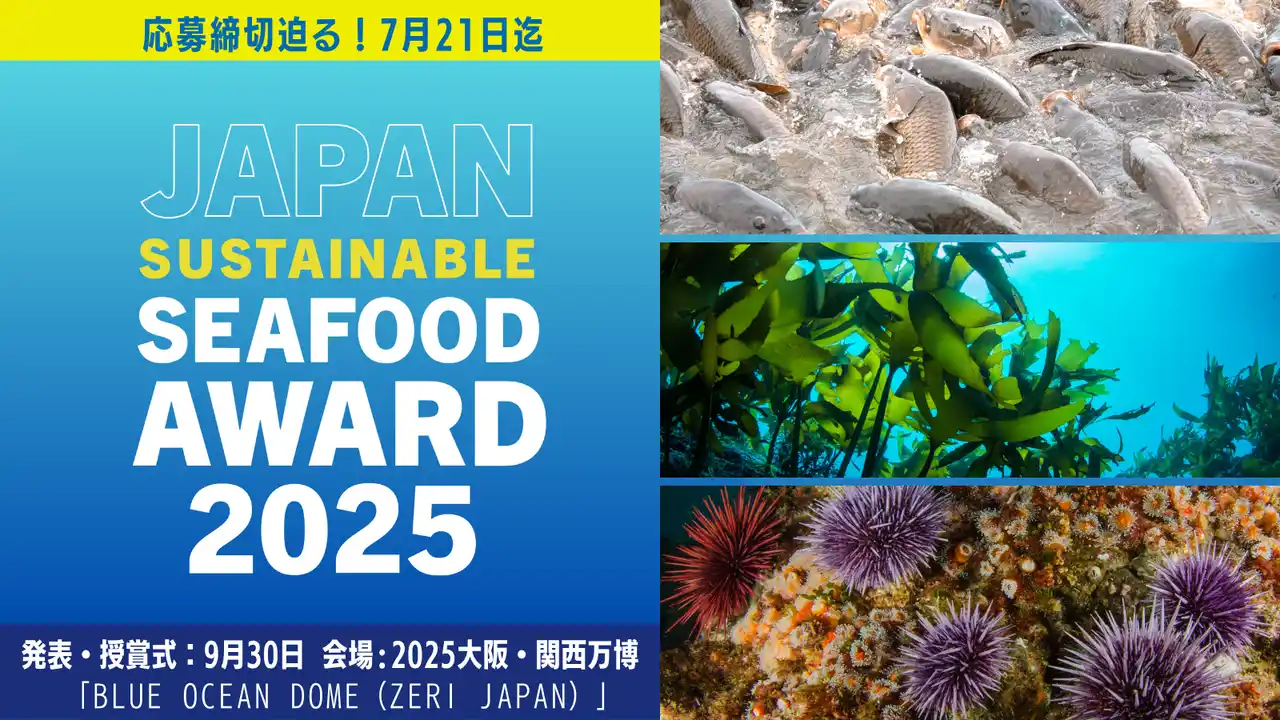 【締切迫る】ファイナリストは2025大阪・関西万博へご招待！第6回ジャパン・サステナブルシーフード・アワード（締切7/21）