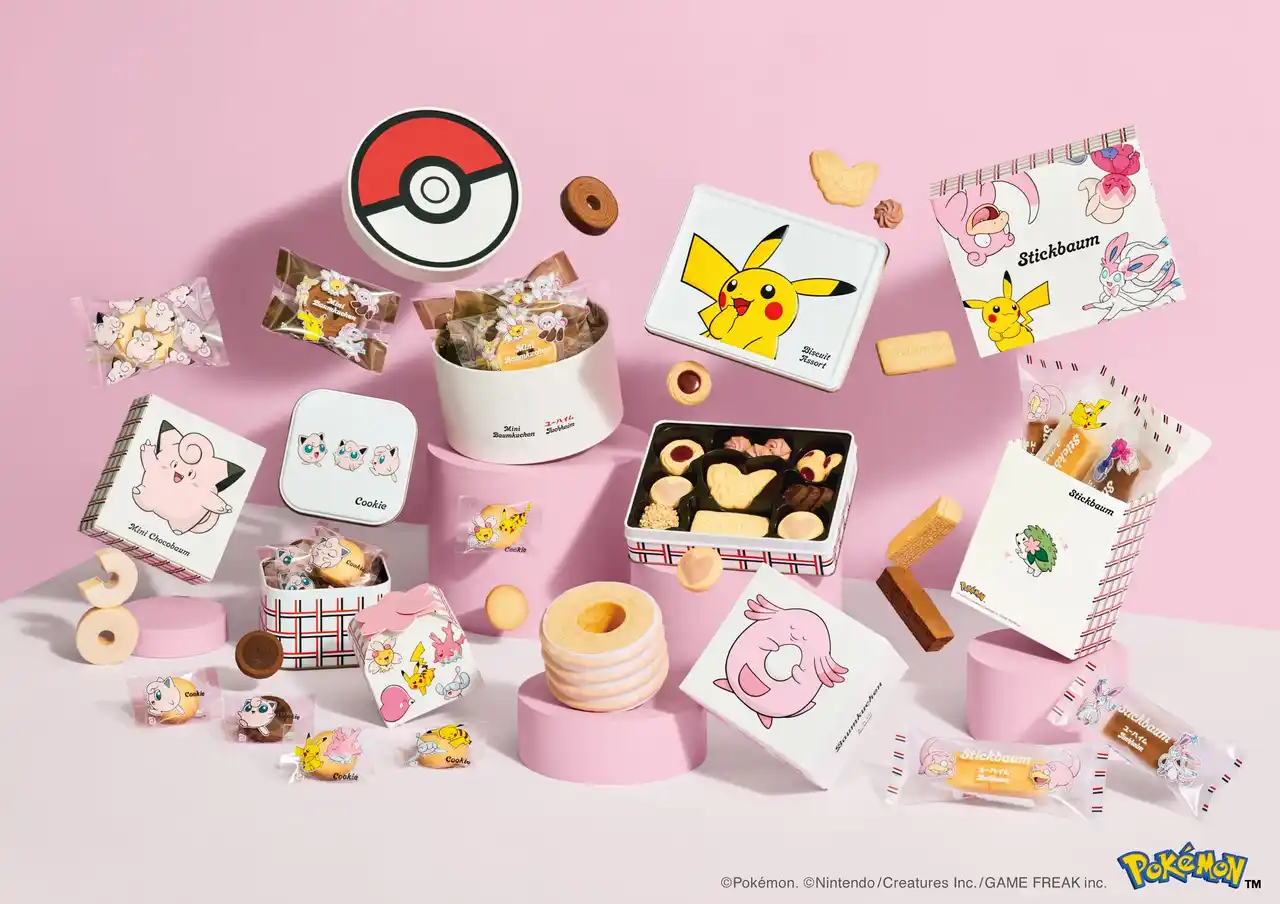 【株式会社ユーハイム】 春を彩るピンク色のポケモンたちが大集合！ポケモンデザインのお菓子で気持ちをおくる ユーハイムスプリング