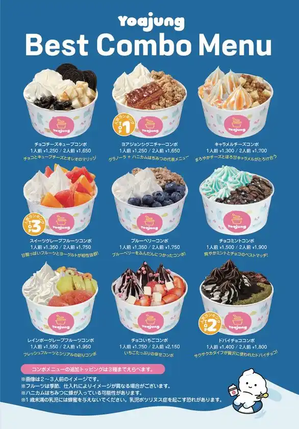 コンボメニュー