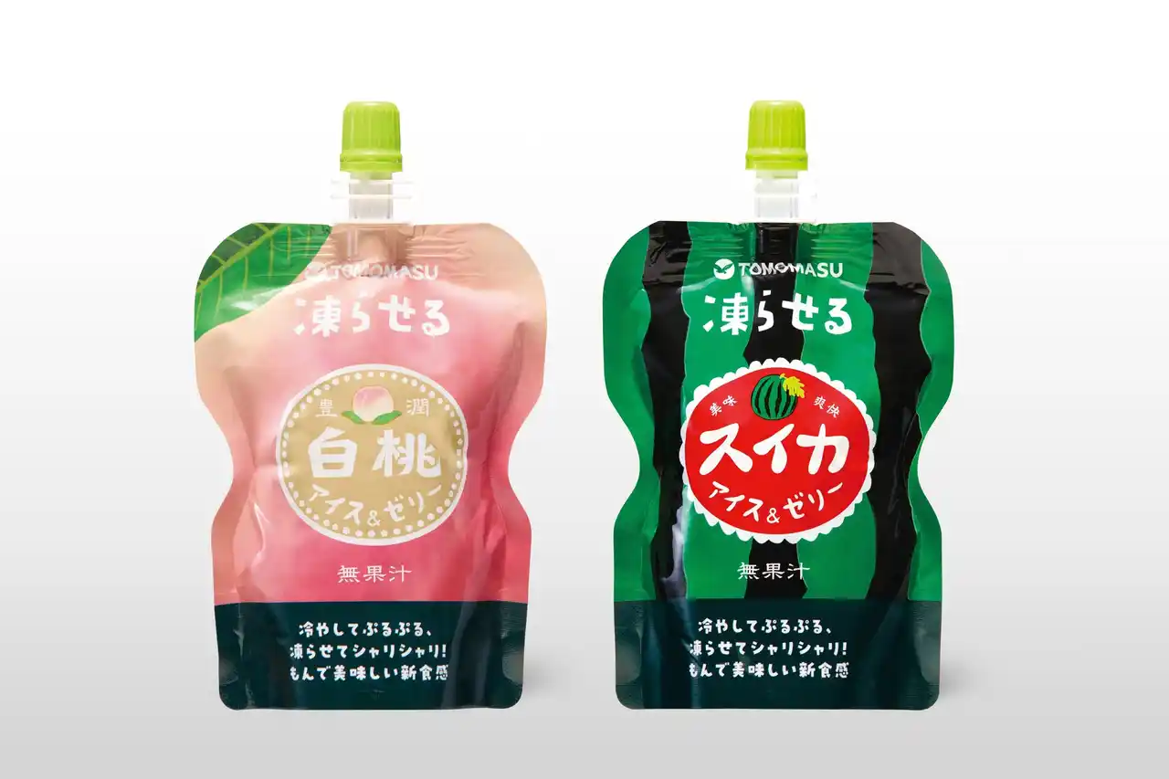 【株式会社友桝飲料】 【あなたはアイス派？それともゼリー派？】ハイブリッド食感のゼリー飲料で、新しいおやつ体験を新提案！
