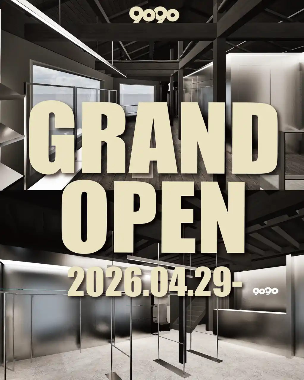 【yutori, Inc.】 yutoriが展開する『9090』が4/29(水)に大阪初の路面店オープン