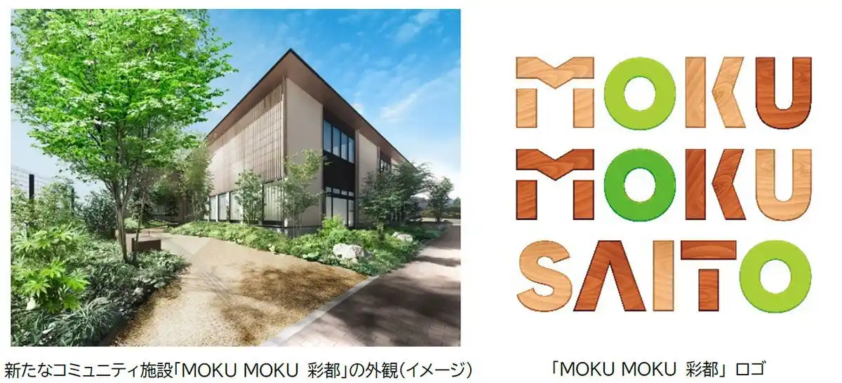 彩都にお住いの方、ゆかりのある方を対象にした公募から新施設名称が決定 彩都の駅前に、大阪府内産の木材を使った新たなコミュニティ施設「MOKU MOKU 彩都」が1月21日（水）にオープン