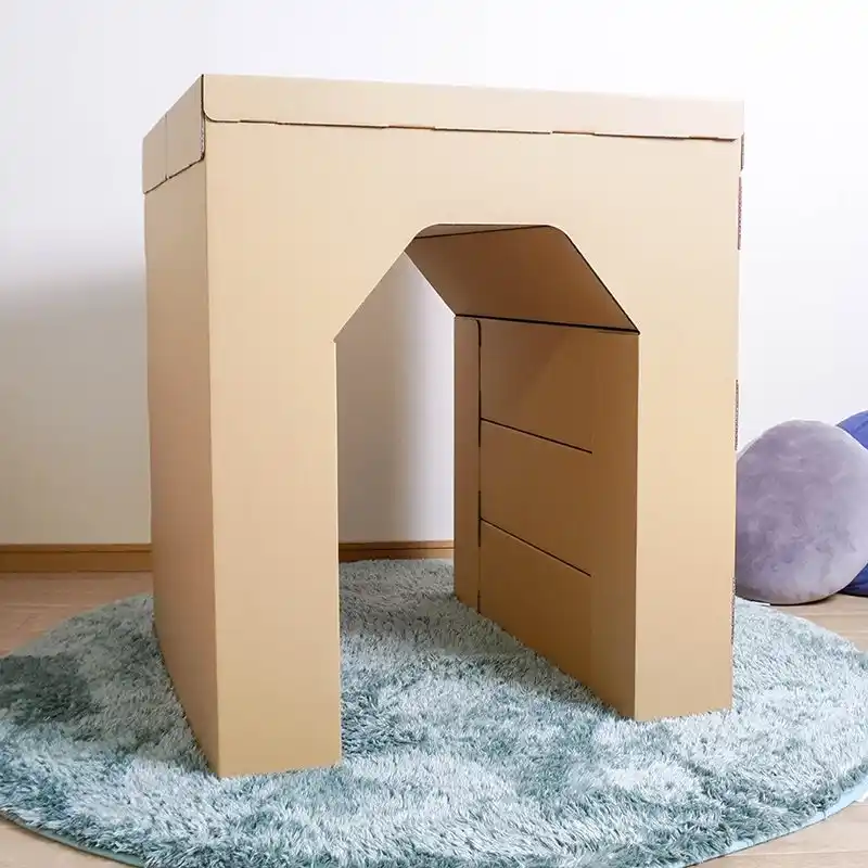 【トミタパックス株式会社】 暑い時期にピッタリ！熱中症対策にも！ダンボール製室内遊具の新商品登場！さらに、大人気絵本ラックの新しいタイプ2種類発売！8月には一部サイトリニューアル！ダンボール遊具の魅力が分かるマンガ登場！