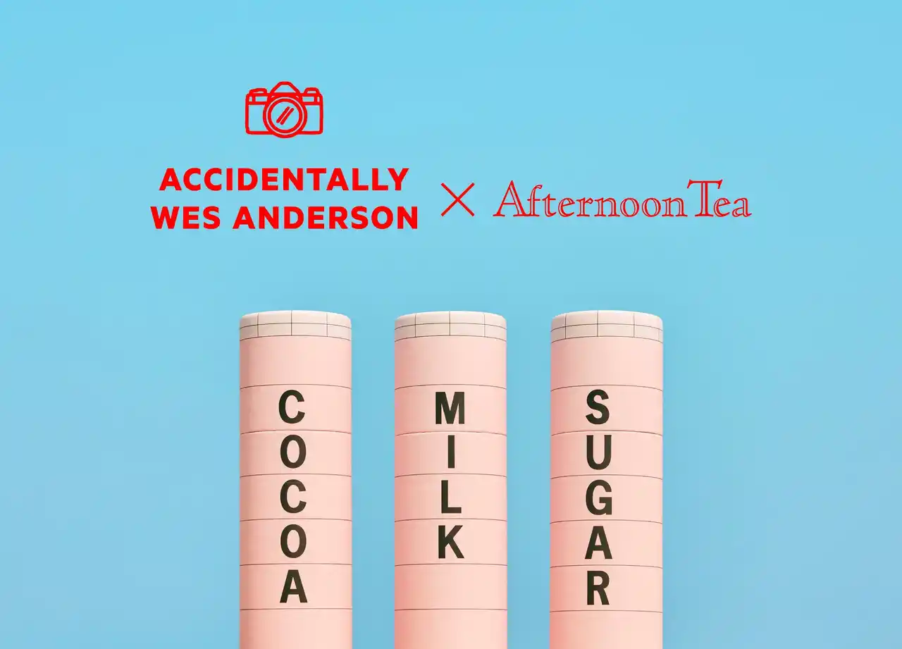 【Afternoon Tea LIVING】 人気Instagramコミュニティ「Accidentally Wes Anderson」と初コラボレーション！世界観を楽しむアイテム９月３日（水）発売！