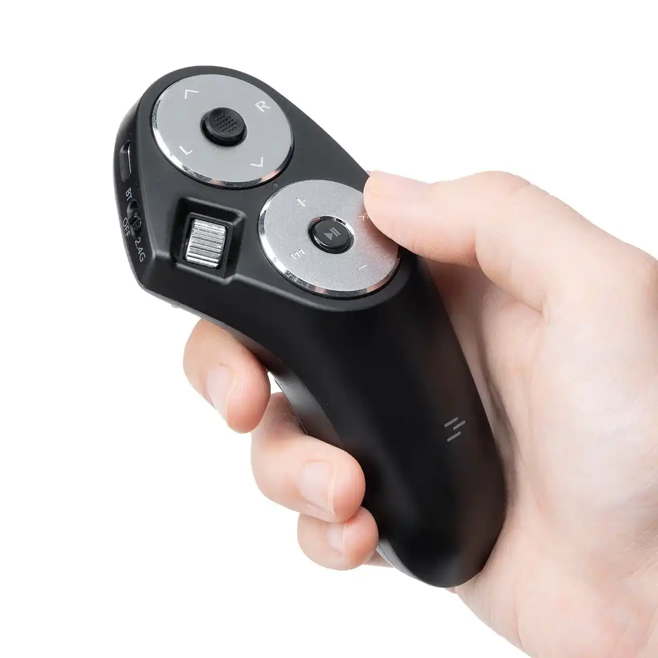 【サンワダイレクト】どんな姿勢でも空中操作！ワイヤレスハンディマウスを発売