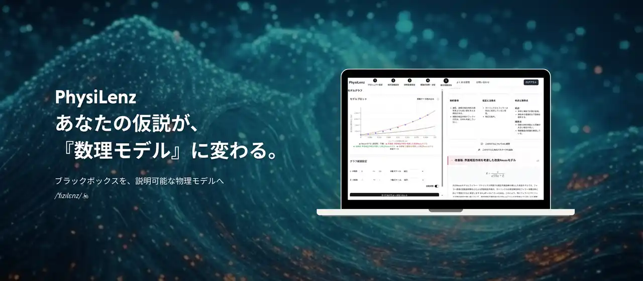 【QunaSys】 生成AIで仮説を“数式”に──数理モデルを構築する新サービス「PhysiLenz」提供開始