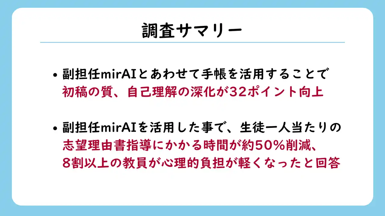 【株式会社ＮＯＬＴＹプランナーズ】 進路指導の効率化と質向上の答えは『記録の蓄積×AI』にあった！