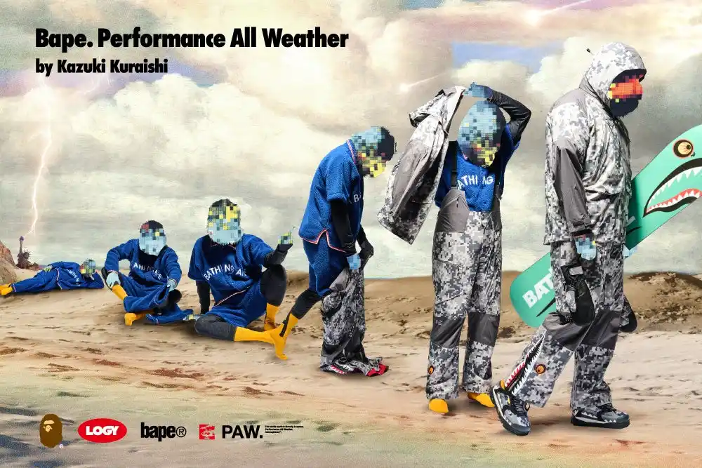【株式会社 ノーウェア】 BAPE(R) × KAZUKI KURAISHI