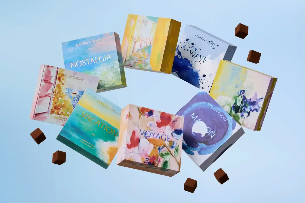 【メゾンカカオ株式会社】メゾンカカオの2025年新コレクション【DREAM】誕生10周年を迎え、感謝と共に皆さまにチョコレートを通した夢の時間をお届けします。過去最多となる、計30の新作が登場。1月17日より販売開始。