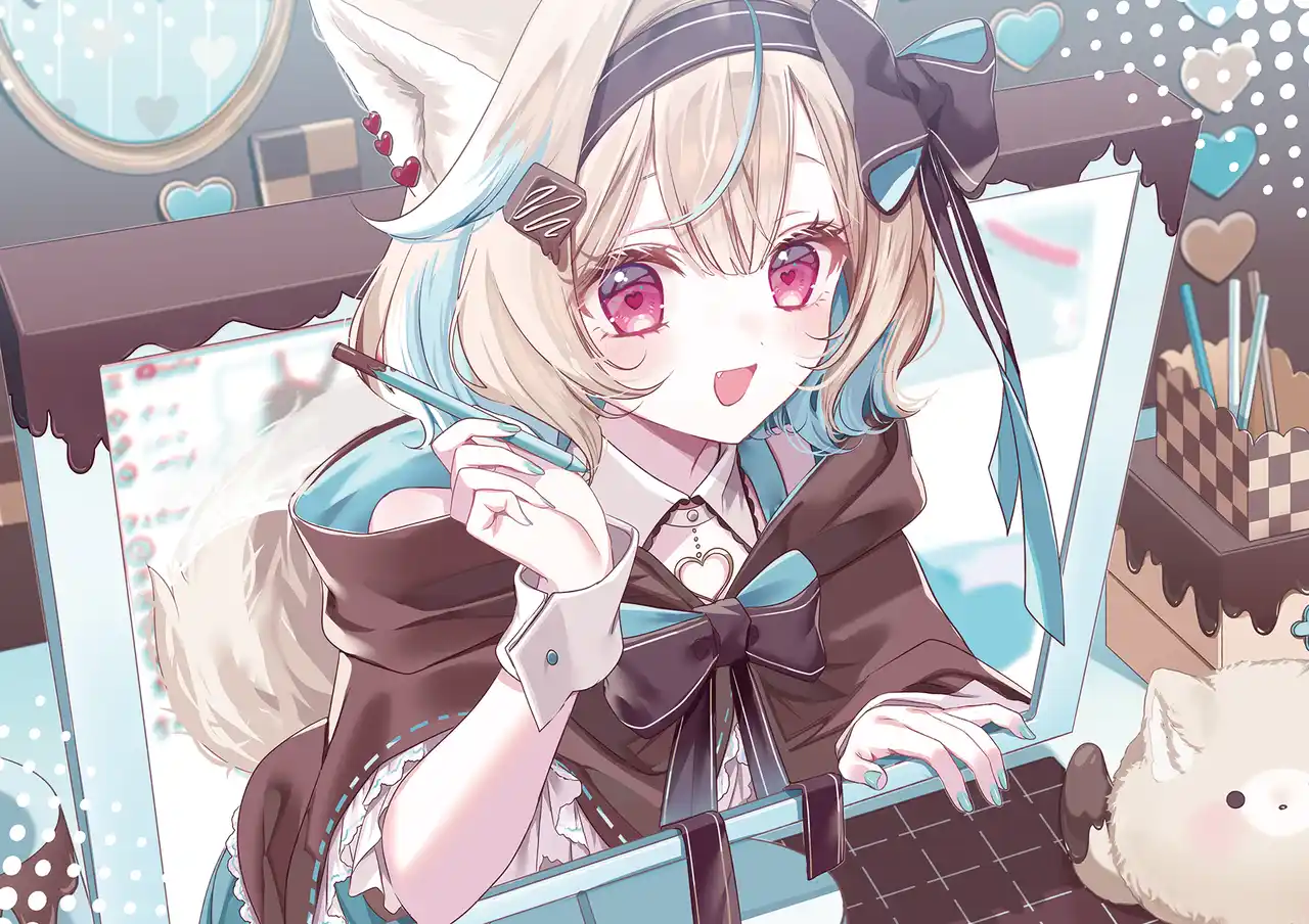 活動3周年を迎えた大人気VTuber「甘狼このみ」の描き下ろし「インドアレジャーシート」付きムックが2026年4月2日発売！　現在予約受付中