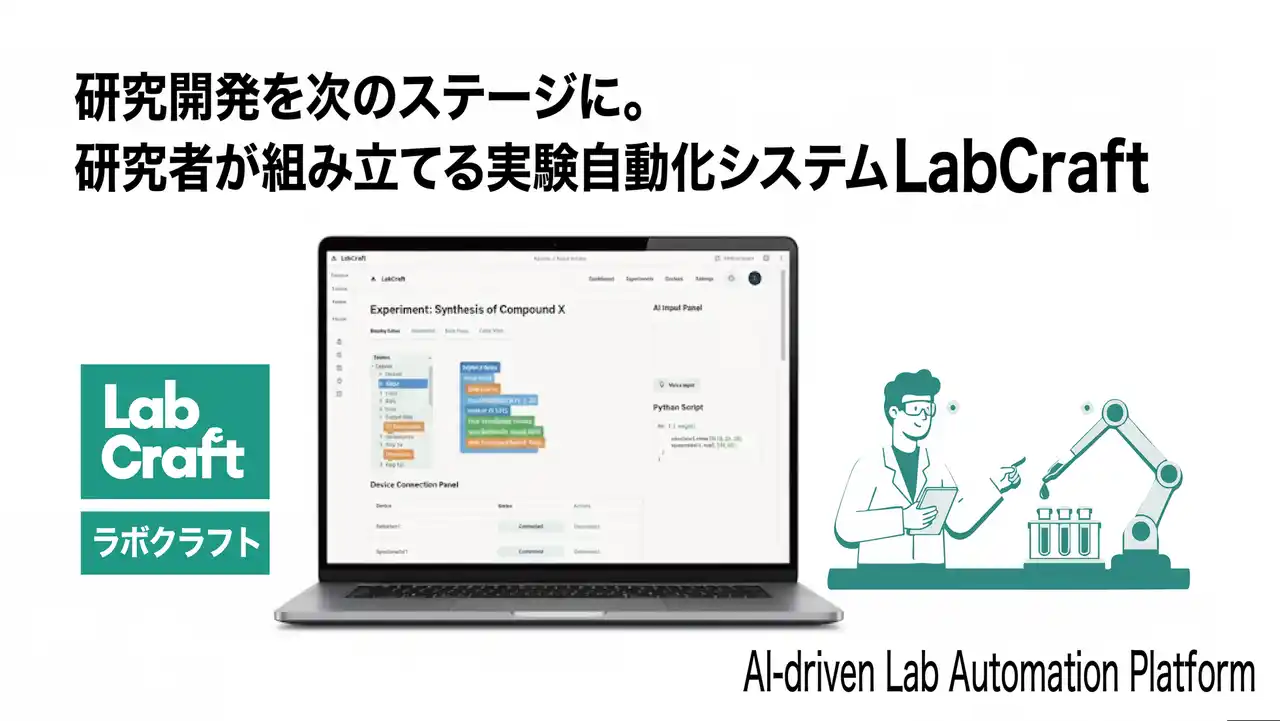 【株式会社LaboRobo】 実験自動化ソフトウェア LabCraft を提供する東北大学発スタートアップ LaboRobo が日本最大級のスタートアップ展示会 Startup JAPAN EXPO 2025 in 大阪 に出展
