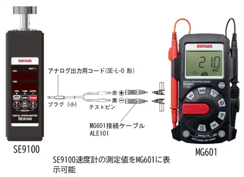 速度計SE9100との接続