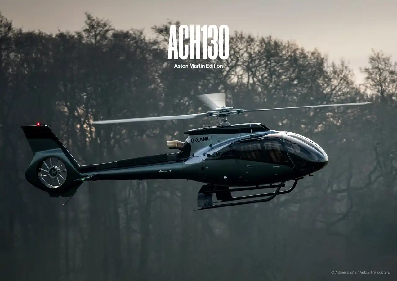 【NOT A HOTEL株式会社】 NOT A GARAGE、日本初上陸ヘリコプター「AIRBUS ACH130 Aston Martin Edition」を販売開始
