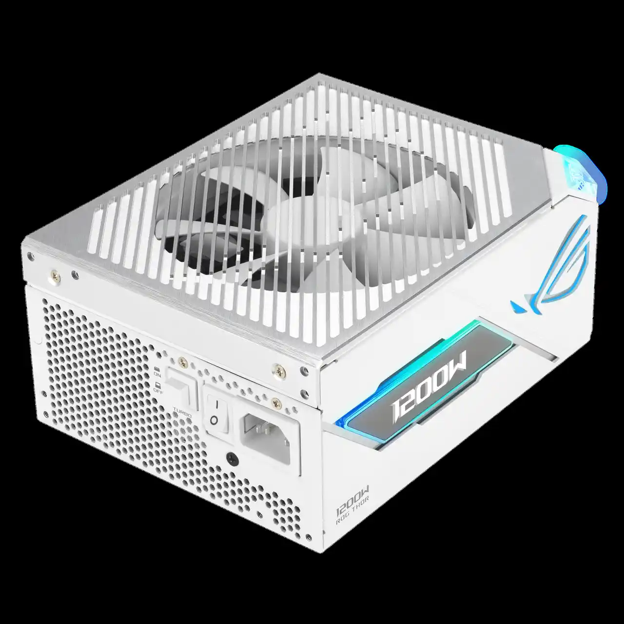 【ASUS JAPAN株式会社】 ROGよりマグネット式OLEDディスプレイ搭載の1200W 80PLUS Platinum電源ホワイトモデル「ROG-THOR-1200P3-WHITE-GAMING」を発表