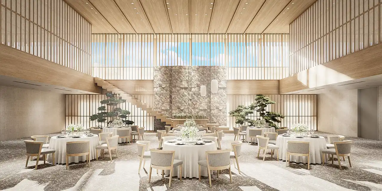 【株式会社BP】 BP、福岡・天神に今夏誕生「THE CLASSICA GOEN」ウエディング受注開始　― 第二弾完成予想パースと公式ホームページを公開 ―