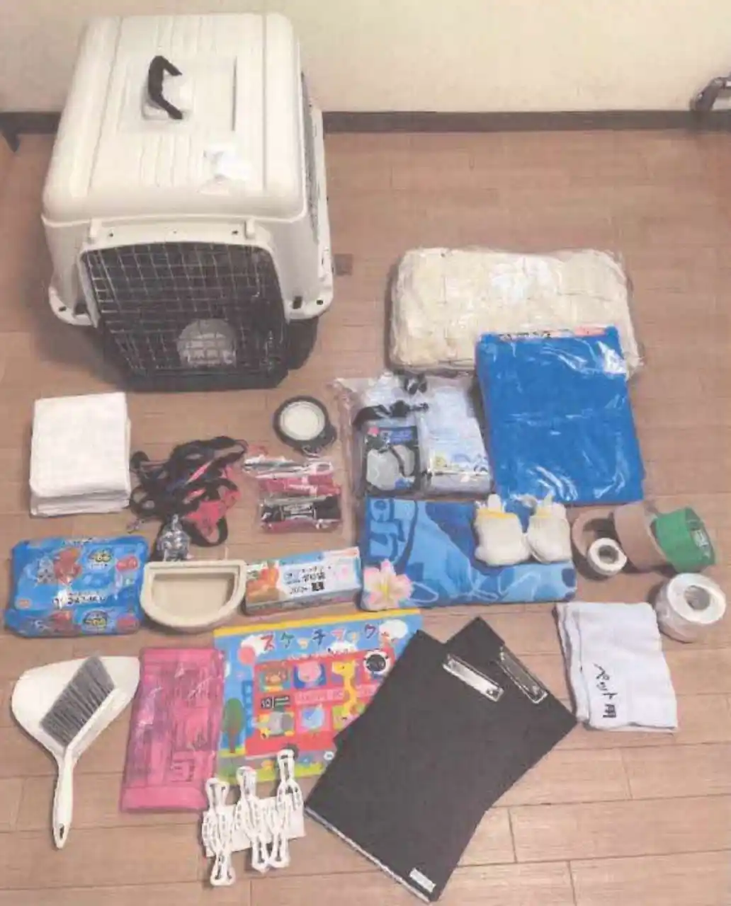 【四街道市役所】 日本ペット飼育協会が四街道市にペット同行避難のためのスターターキットを寄贈