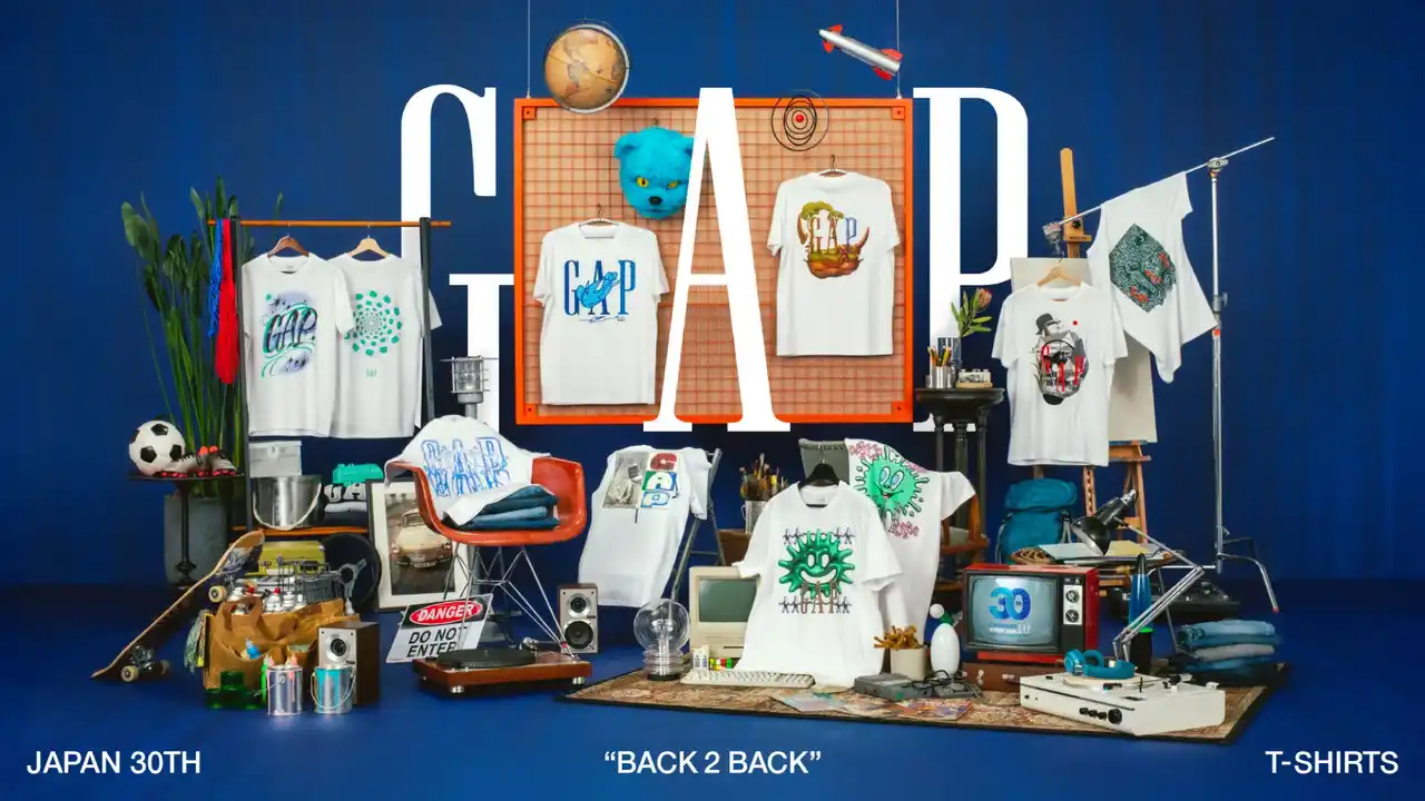 Gap、国内アーティスト10名とコラボレーション！“Gap Japan 30th Anniversary - Back 2 Back T-shirts”を8月26日（火）に発売