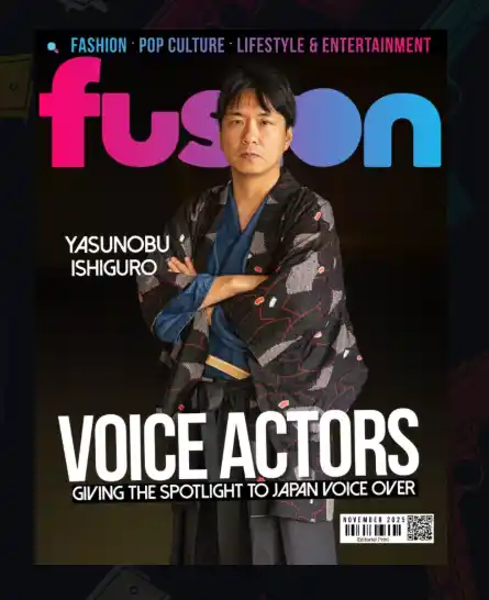 【石黒堂株式会社】 「Voice Samurai」世界へ。デジタルマーケター兼ナレーター・声優の石黒康修が海外誌『Fusion』のカバーモデルに抜擢！そうそうたる歴代表紙アーティストの列に加わる