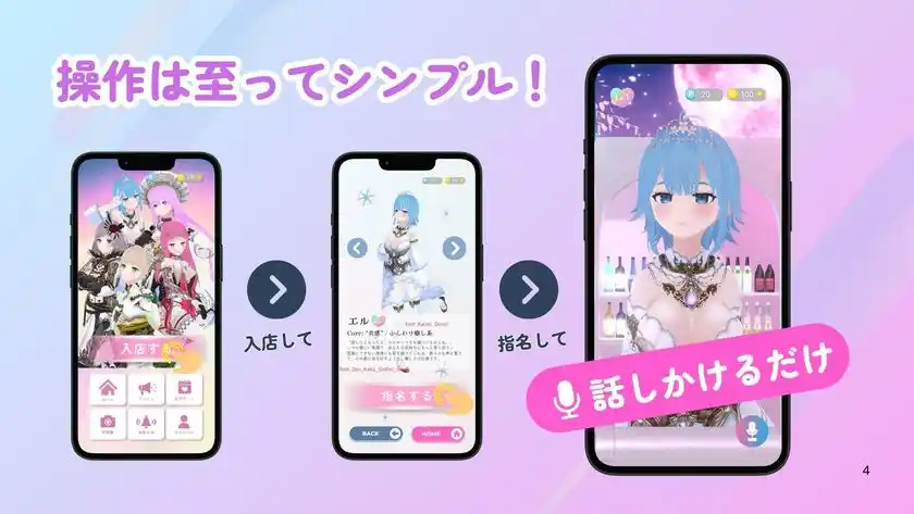 シンプルな操作